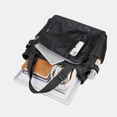 Tote Bag For Women Men Minimalist Casual Solid Color Storage Bag