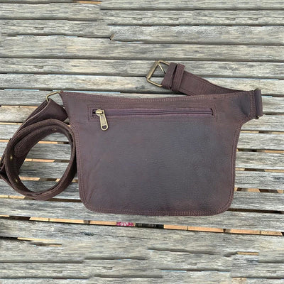Waist Bag For Outdoor Retro Buckle Utility Belt Bag