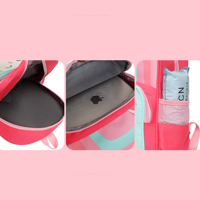 Waterproof Cute Bunny Backpack for Boys Girls with Padded Straps