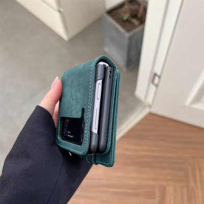 Phone Case For Z Flip 6 / Z Flip 5 2-In-1 Detachable Samll Wallet
