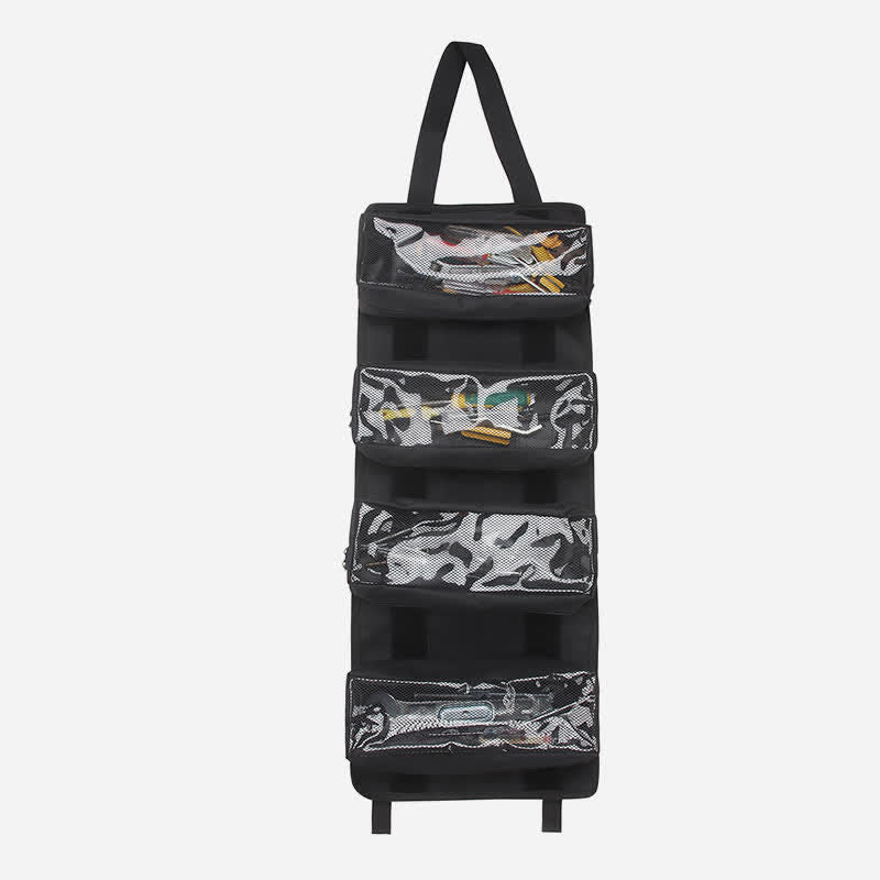 Tool Roll Bag Heavy Duty Tool Organizer with 4 Removable Pouch