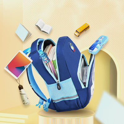 Backpack For Kids Cartoon Character Printing Lightweight Oxford Schoolbag