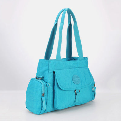 Women's Crossbody Bag Lightweight Multiple Pocket Zipper Nylon Shoulder Bag