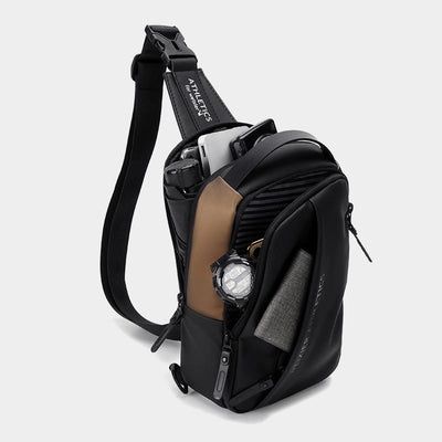Waterproof Sling Bag Outdoor Casual Chest Bag for Hiking Cycling Traveling