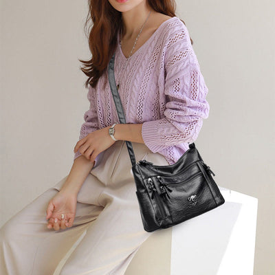 Simple Small Bag For Office Work Multi-Pocket Leisure Crossbody Bag