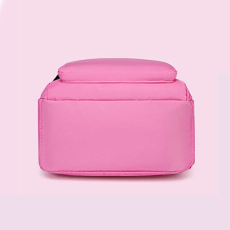 Backpack For Daily Use Simple Solid Color Casual Oxford Daypack