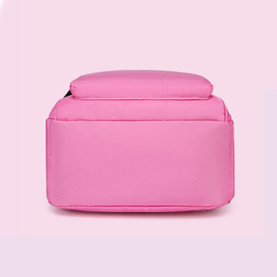 Backpack For Daily Use Simple Solid Color Casual Oxford Daypack