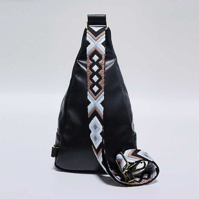 Vintage Soft Leather Sling Bag for Women Large Capacity Shoulder Daypack