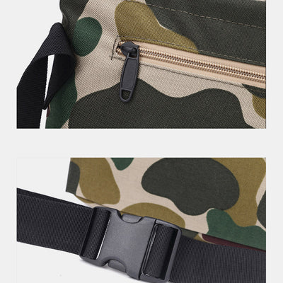 Water Resistant Tactical Shoulder Bag for Men Lightweight Nylon Crossbody Bag