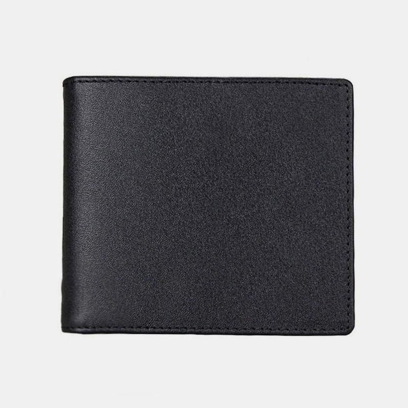 RFID Crazy Horse Leather Bifold Vintage Wallet