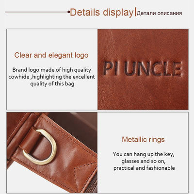 Vintage Multi-Carry Genuine Leather Sling Bag