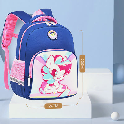 Backpack For Kids Cartoon Character Printing Lightweight Oxford Schoolbag