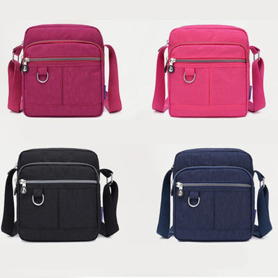 Multi Pocket Crossbody Bag Purse Ladies  Casual Travel Shoulder Handbag