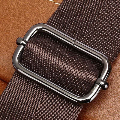 Genuine Leather Sling Bag for Men Vintage Crossbody Casual Hiking Daypack