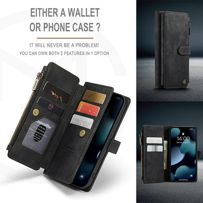 Multi-Slot Wallet Case Cell Phone Case Compatible with iPhone 13 ProMax Pro Mini