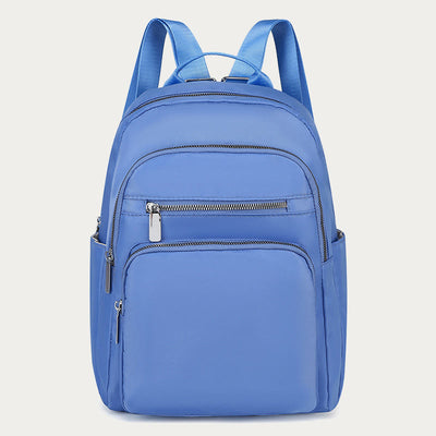 Backpack For Daily Use Simple Solid Color Casual Oxford Daypack