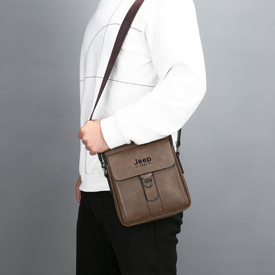 Small Sling Messenger Pack Travel Business Crossbody Pouch Shoulder Bag