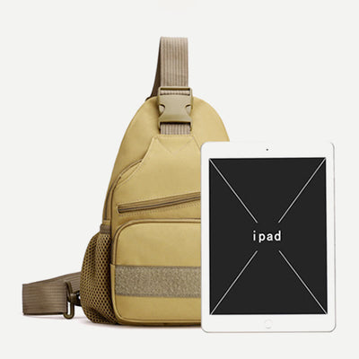 Sling Bag For Men Canvas Casual Sports Large Chest Bag