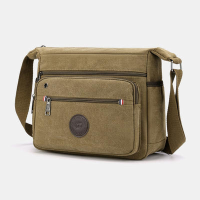 Vintage Large Capacity Canvas Messenger Bag