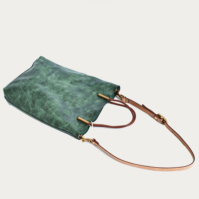 Handmade Crossbody Bag For Women Retro Simple Texture Shouder Bag