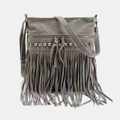 Fashion Large Capacity Tassel Crossbody Bag