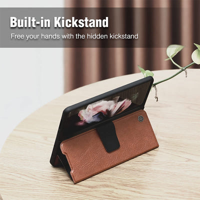 S-Pen Pocket Design Phone Case For Samsung Leather Protective Cover