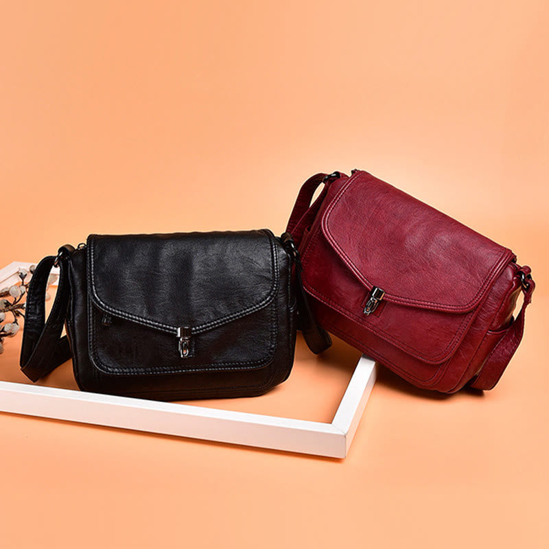 Vintage Waterproof Large Capacity Crossbody Bag