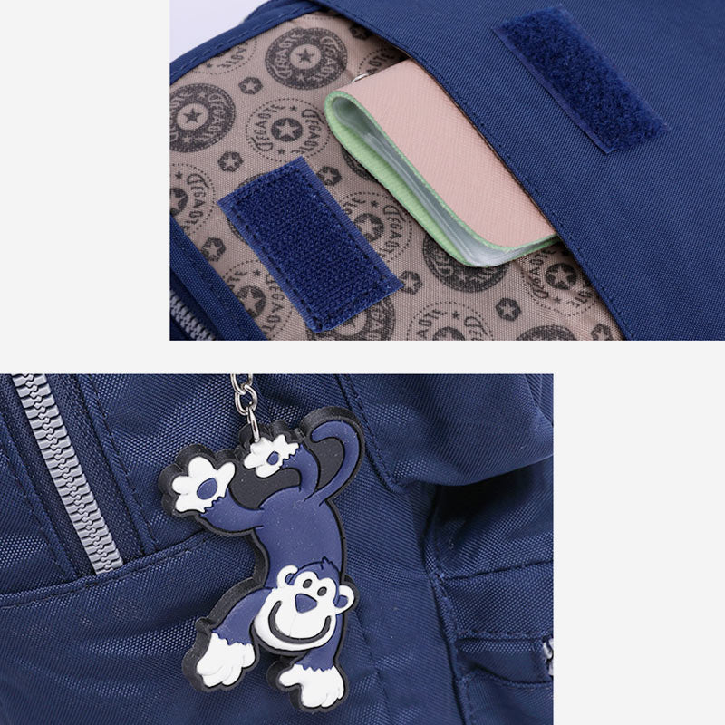 Triple Zip Waterproof Small Casual Crossbody Bag