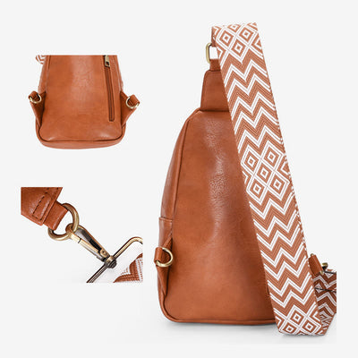 Sling Bag For Women Daily Use Retro Soft Leather Bag