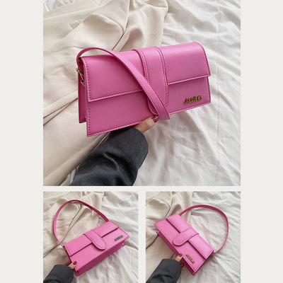 Shoulder Bag For Women Solid Color Square Elegant Dating Bag