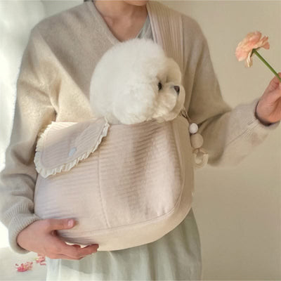 Pet Carrier For Small Animal Portable Outdoor Crossbody Bag