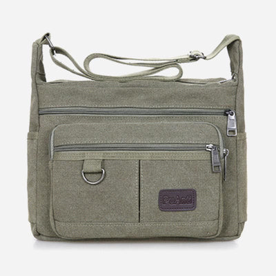 Crossbody Bag For Men Vintage Outdoor Canvas Business Shoulder Bag