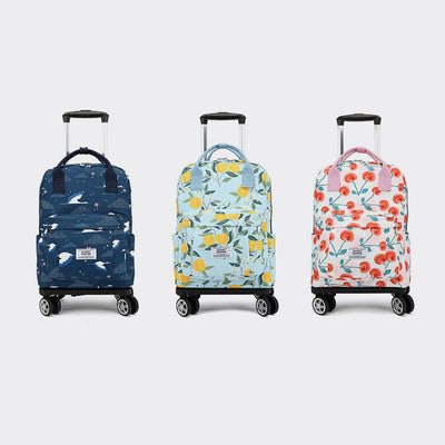 Tote Bag For Travel Waterproof Pull Rod Bag Folding Backpack