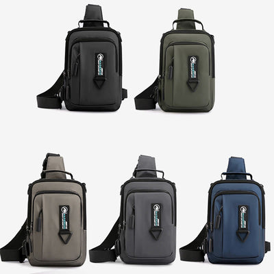 Practical Crossbody Sling Bag For Men Waterproof Travel Satchel Purse