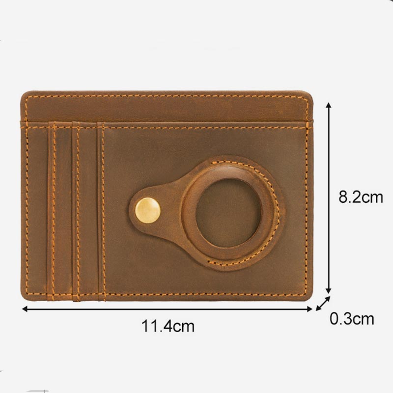Lightweight RFID Vintage Airtag Card Holder
