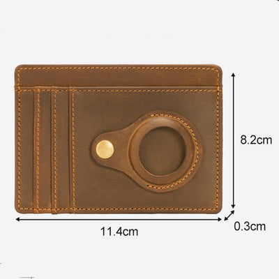 Lightweight RFID Vintage Airtag Card Holder