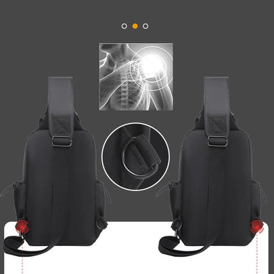 Sling Bag For Men Travel Daily Large Capacity Chest Bag