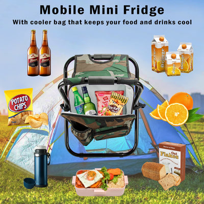 Cooler Bag For Outdoor Camping Multiple Function Foldable Beach Chair