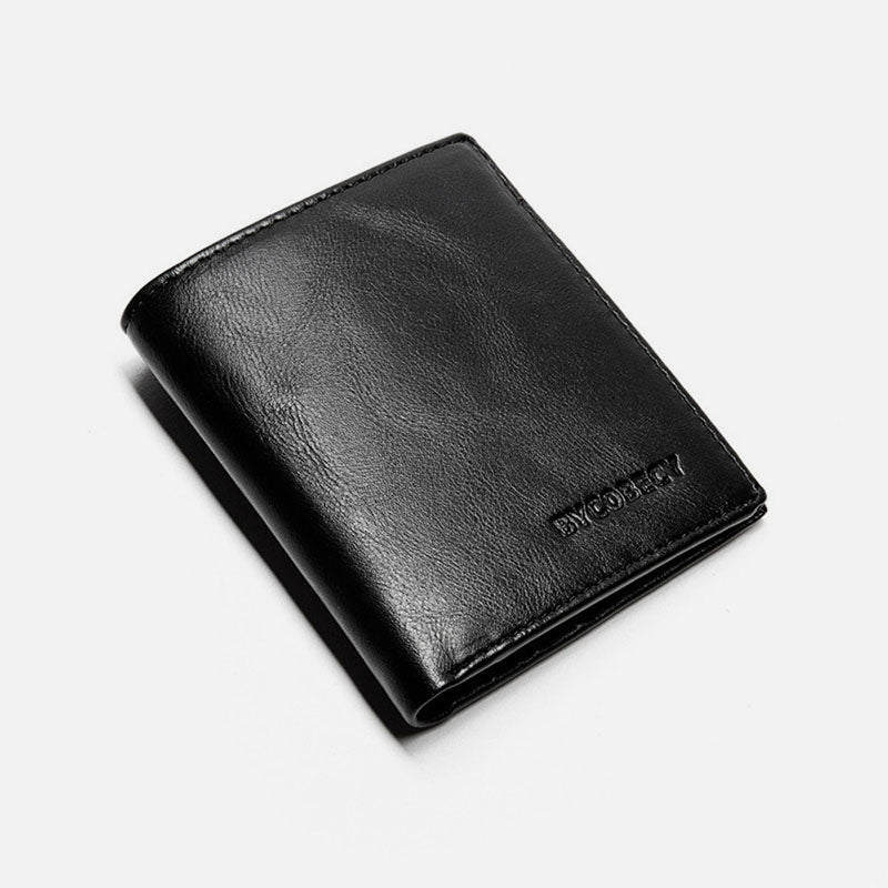 Wallet for Men PU Leather Slim Bifold Wallet Credit Card Holder