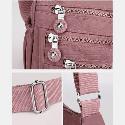 Multi-Pocket Large Capacity Waterproof Casual Crossbody Bag
