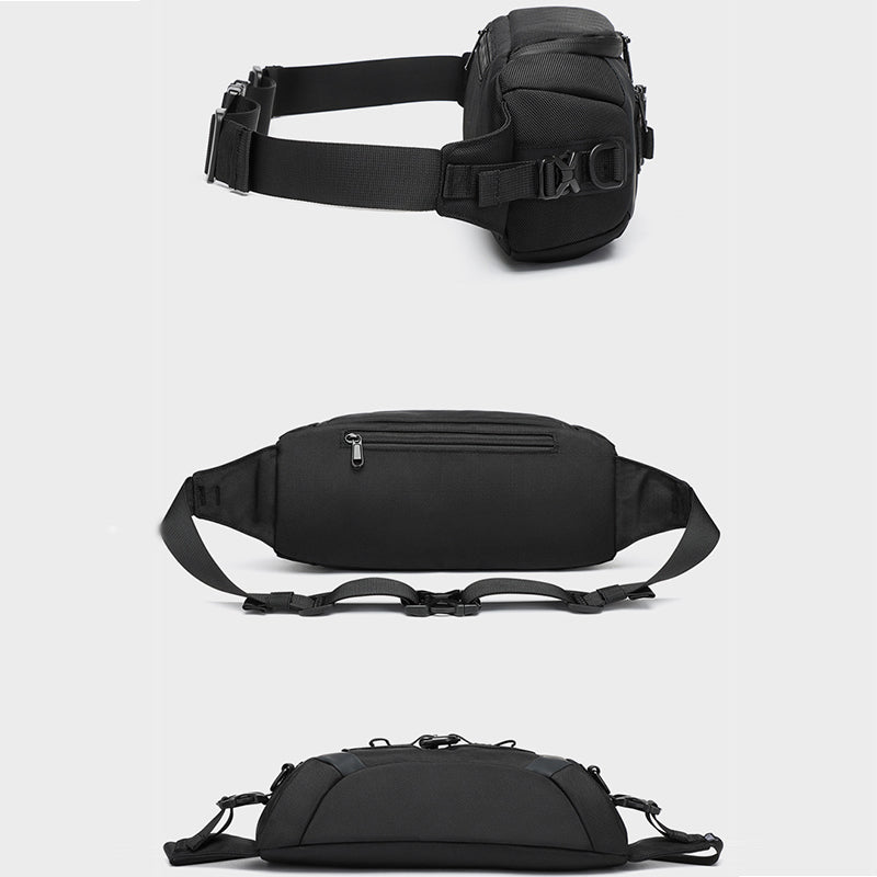 Multifunction Crossbody Bag Waist Pack for Men Multi Pocket Chest Bag