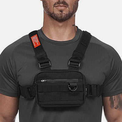 Tactical Sling Bag For Men Multifunctional Waterproof Nylon Hiking Bag