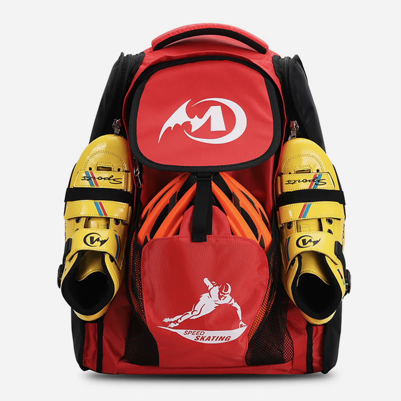 Sports Equipment Backpack Kids Adult Roller Skating Caompartment Bag