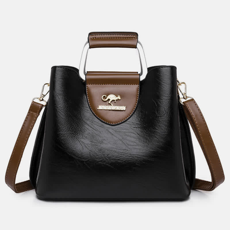 Women Leather Designer Handbag Top Handle Satchel Ladies Crossbody Shoulder Bag