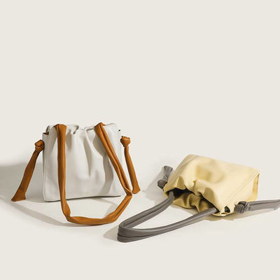 Elegant Crossbody Bag For Women Soft Leather Cloud Pattern Bag