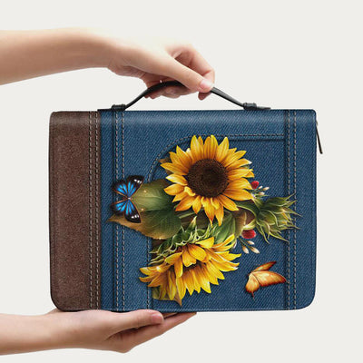 Bible Storage Bag For Daily Leather Devout Praying Design Handbag