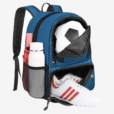 Large Basketball Backpack Individual Ball Compartment Outdoor Sports Training Bag