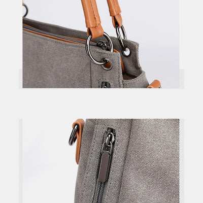 Large Capacity Casual Canvas Crossbody Bag