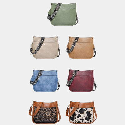 Vintage Crossbody Bag for Women Lightweight Waterproof Casual Shoulder Bag