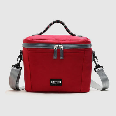 Small Cooler Bag For Picnic Work Oxford Crossbody Lunch Bag